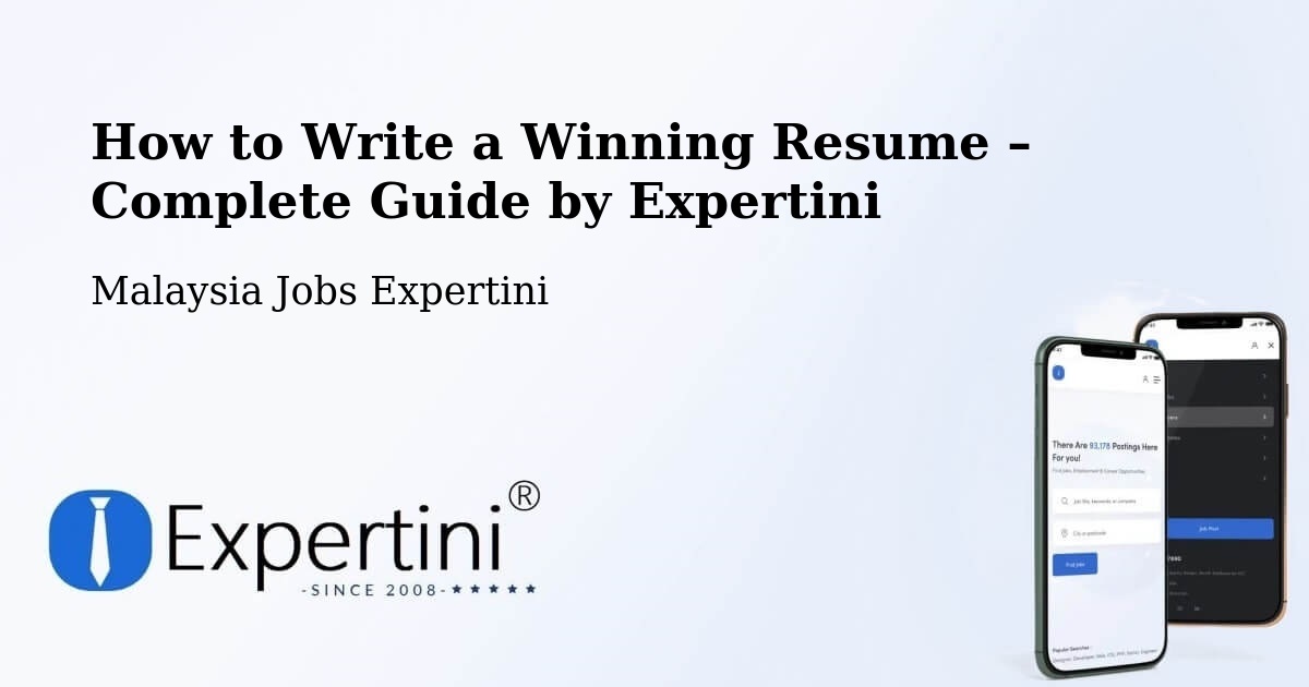 Resume Writing Guide for Job Seekers – George Town - George Town, Malaysia Jobs Expertini
